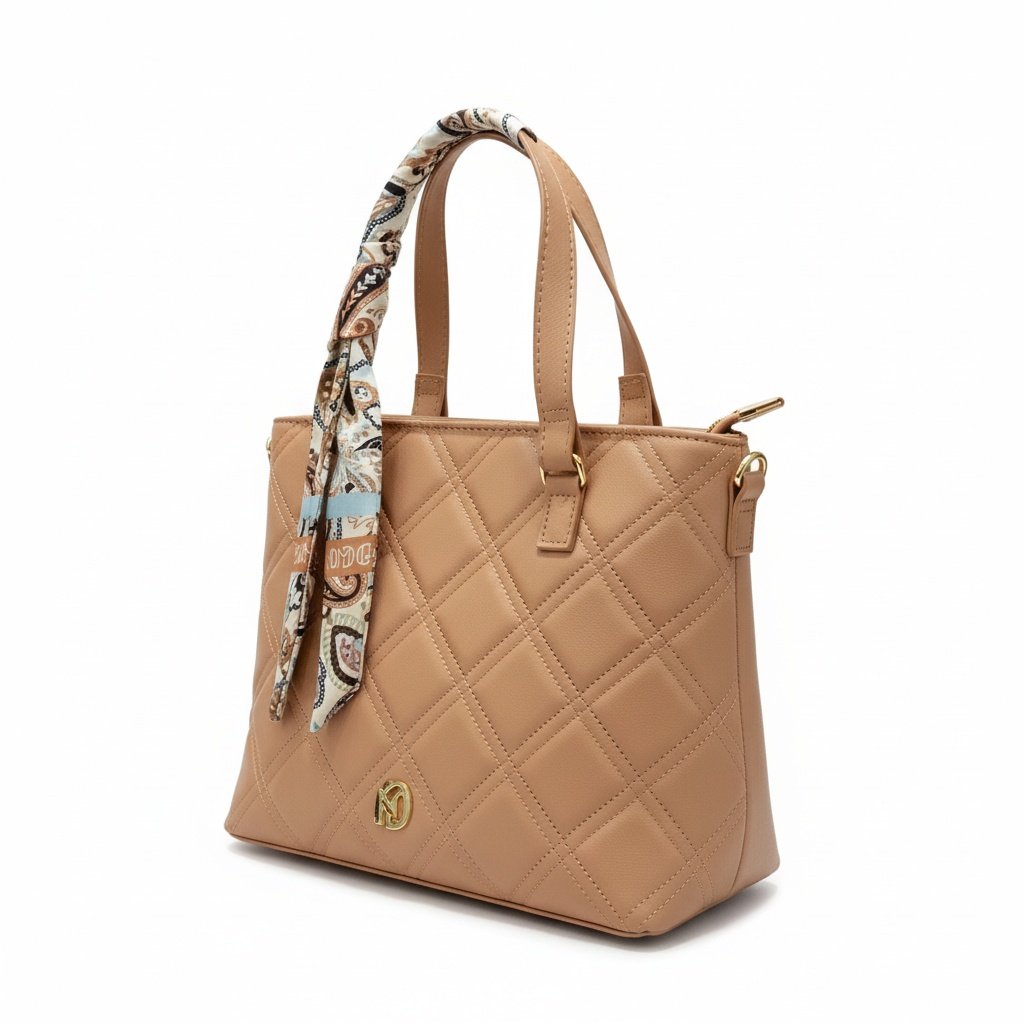 Bolsa Modare Napa Nude Feminina Versatil Estilo Casual Nude 6