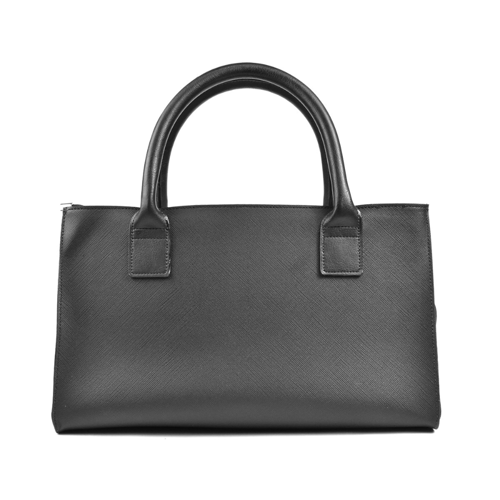 Bolsa Vizzano Napa Soft Preta Elegancia Essencial Versatil Preto 3