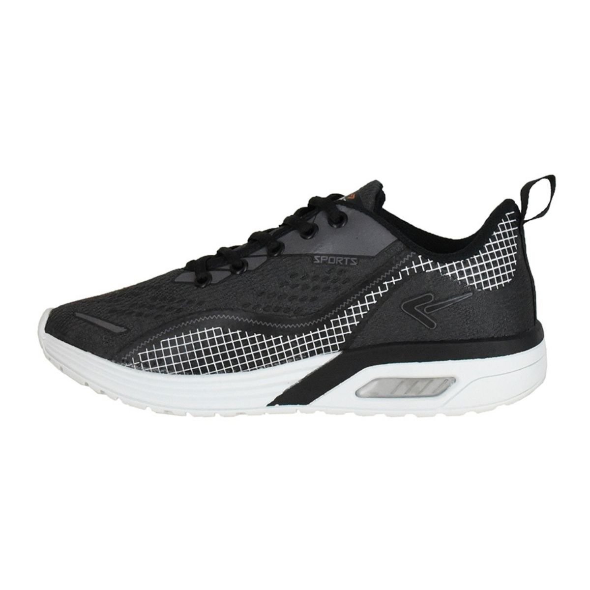 Tenis Box 200 Masculino Preto Grafite Leveza e Conforto Preto 2