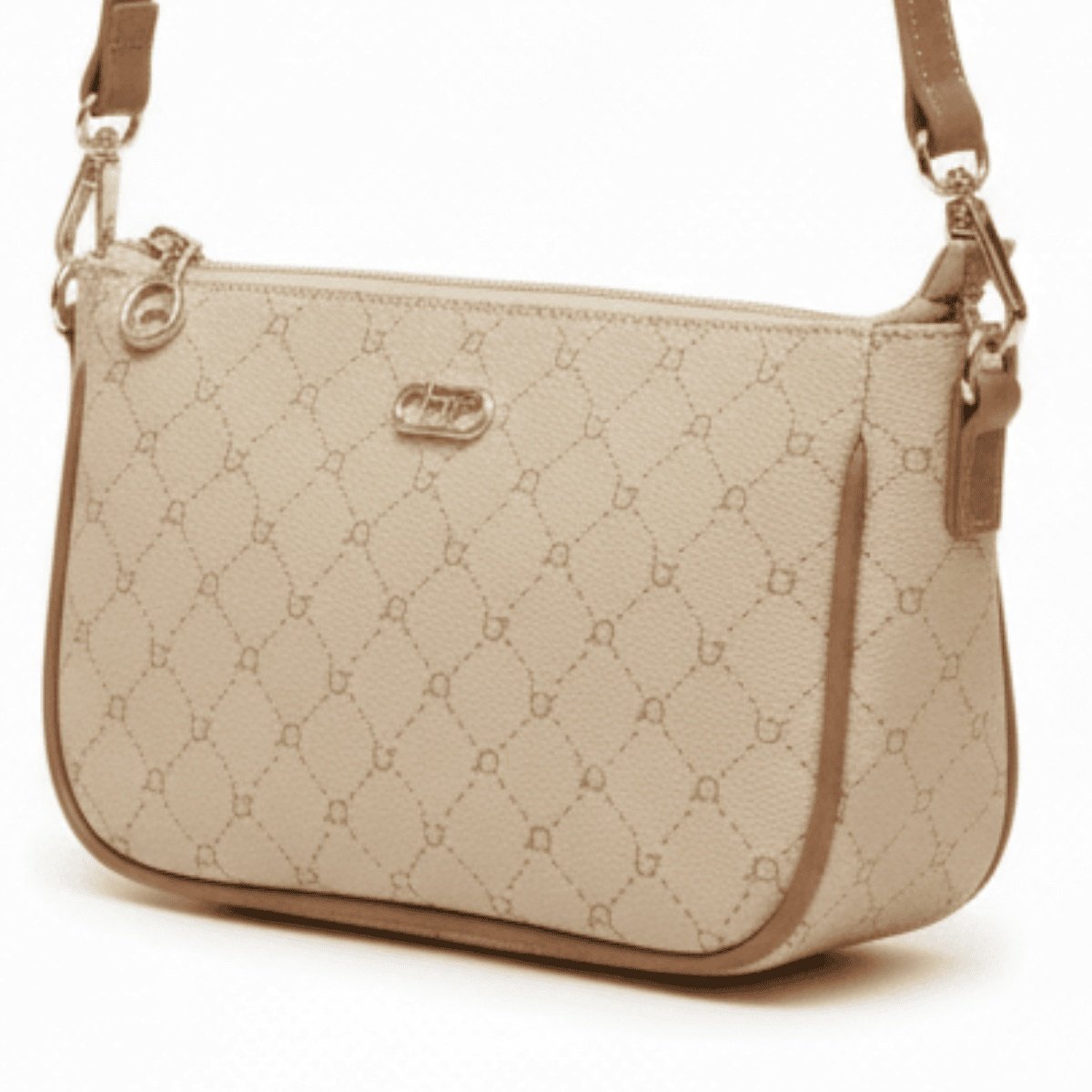 Bolsa Beira Rio Feminino Matelasse Creme Transversal  Bege 2