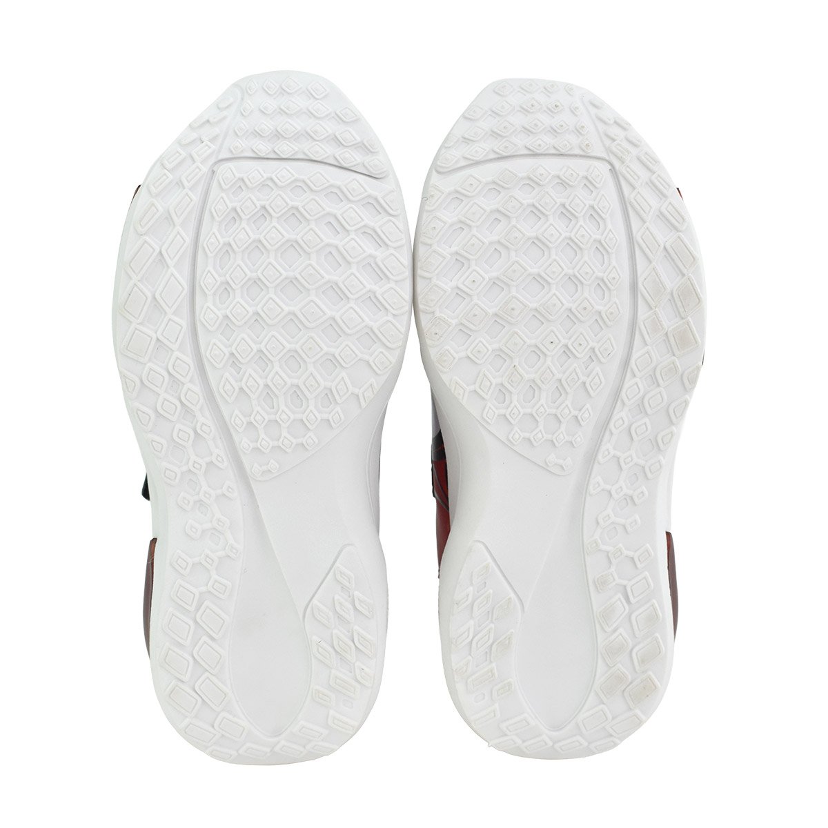 Tenis Meninos Mini Pe Vermelho Preto Velcro Luz Led Casual Vermelho 7