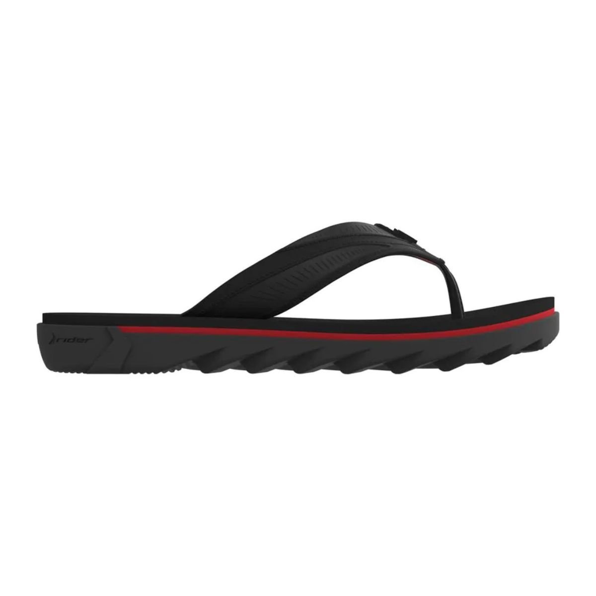 Chinelo Rider Rw Plus Leveza e Conforto Masculino Cinza Preto 3