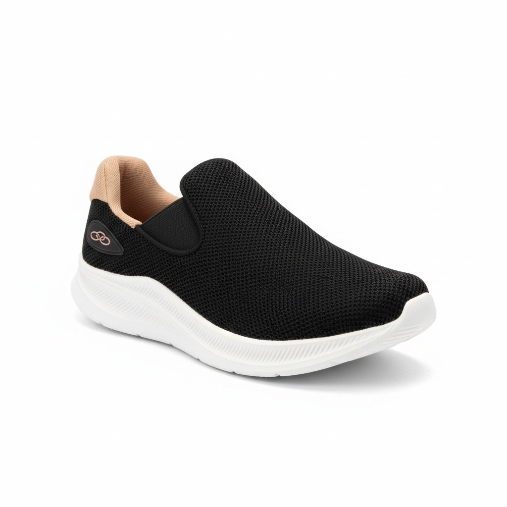 Tenis Olympikus Flutua 2 Slip on Preto Feminino