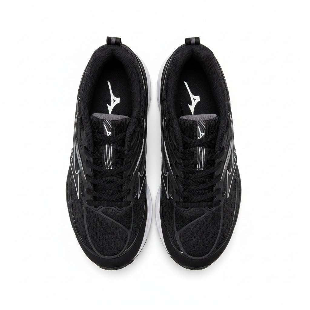 Tenis Mizuno Space 6 Preto Masculino Esportivo  Preto 4