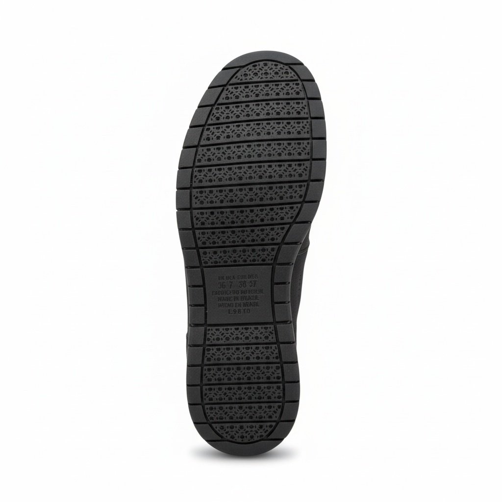Sapato Campesi Preto  Ortopedico Feminino Macio Preto 6
