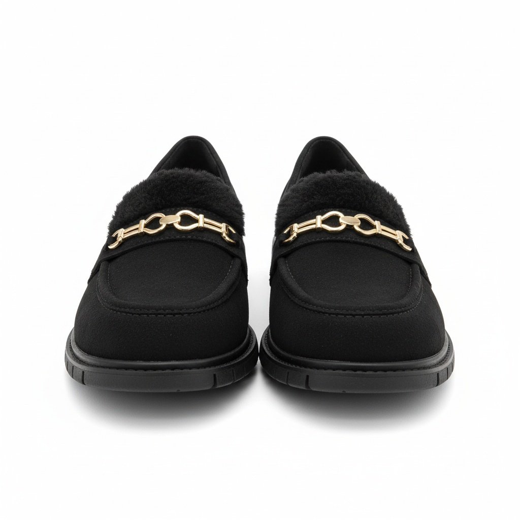 Sapato Campesi Preto  Ortopedico Feminino Macio Preto 5