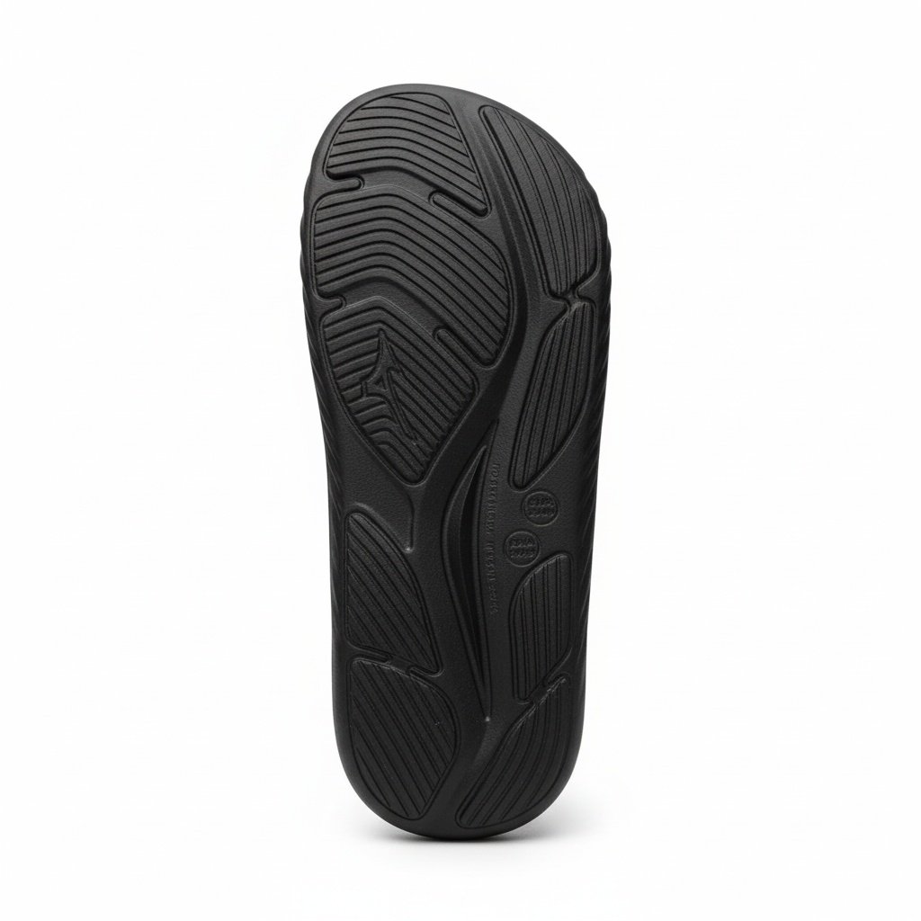 Chinelo Mizuno Slide Enerzy Masculino Preto Ultraleve Preto 6