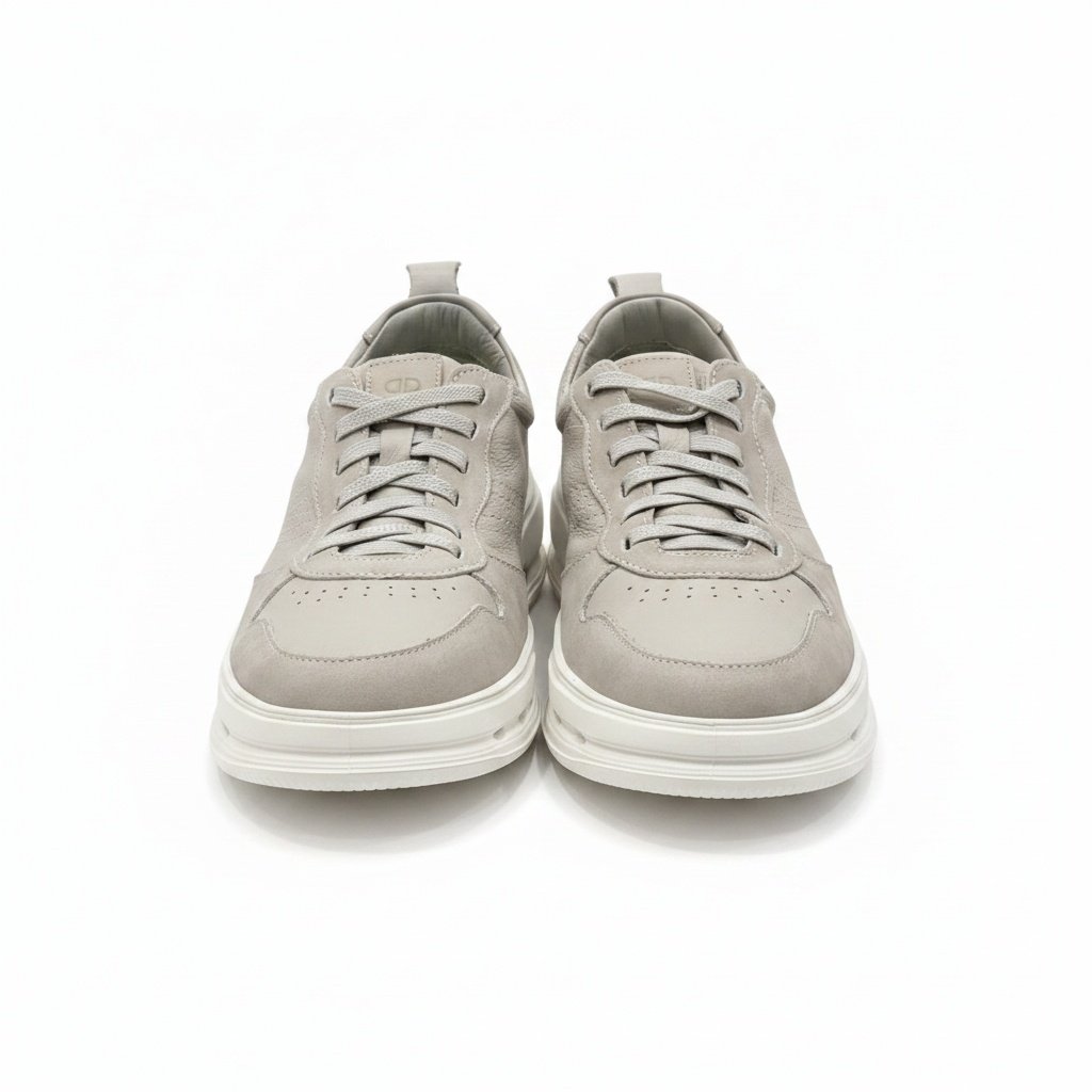 Democrata Urbano Couro Cinza Cloudy Masculino Casual Cinza 4