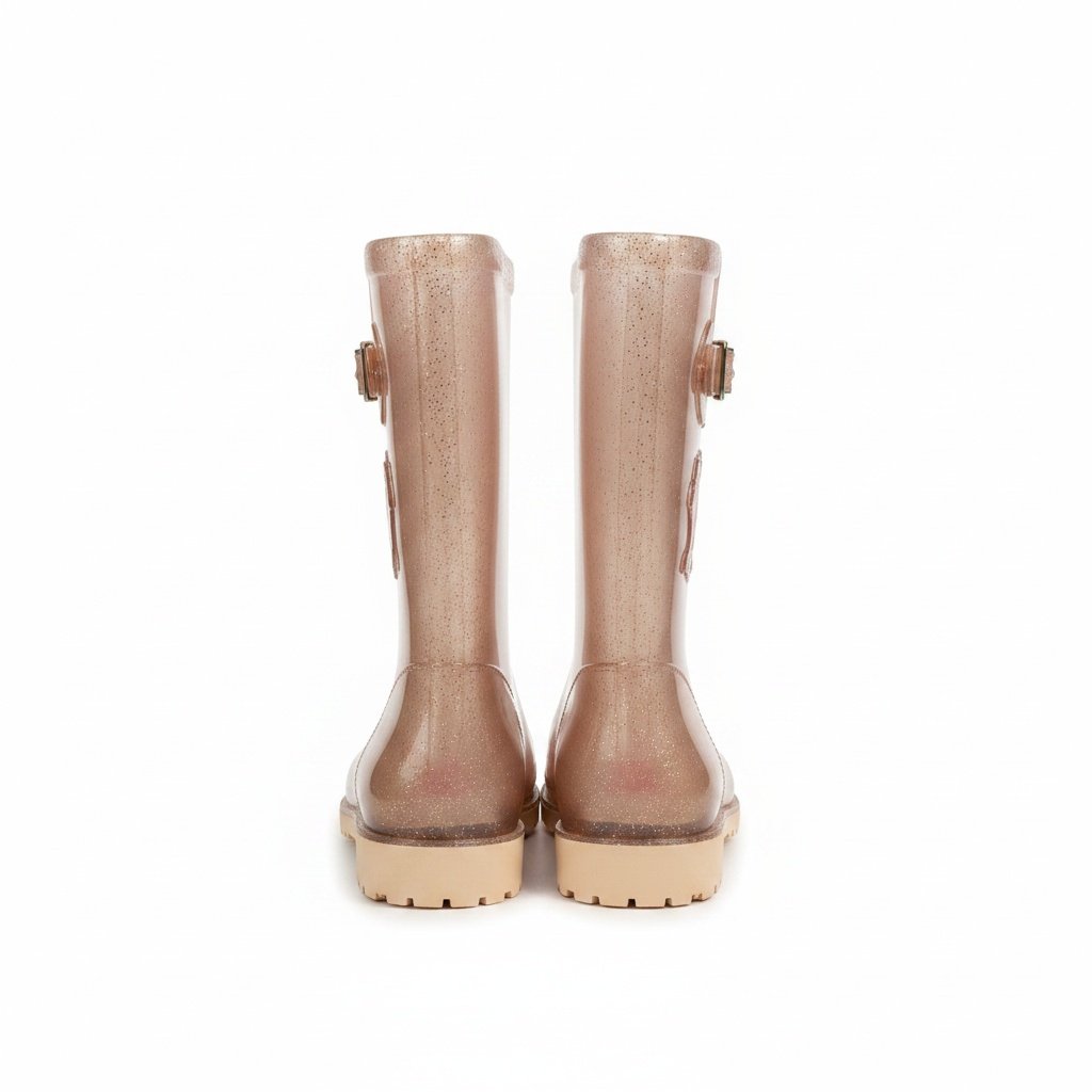 Bota Infantil Grendene Glitter Bege Dourado Brilho Magico Dourado 5
