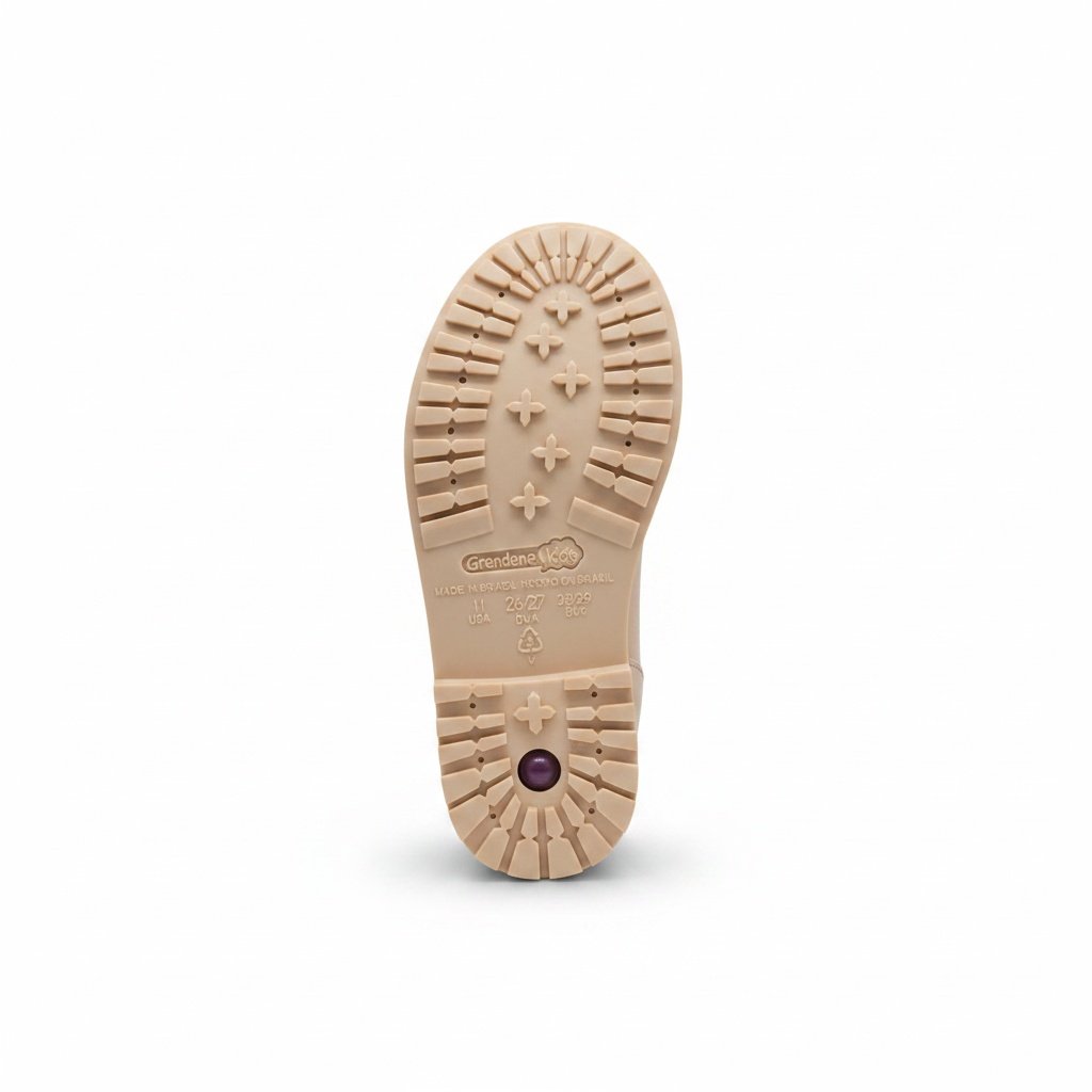 Bota Infantil Grendene Glitter Bege Dourado Brilho Magico Dourado 6