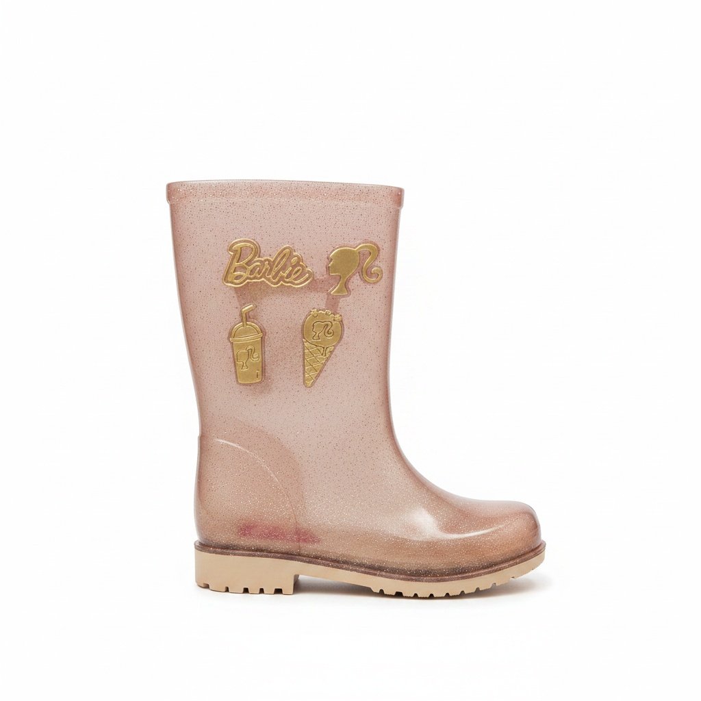Bota Infantil Grendene Glitter Bege Dourado Brilho Magico Dourado 2