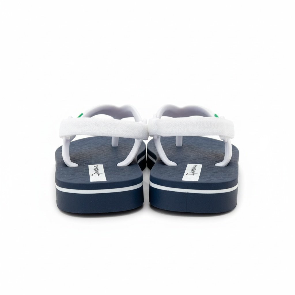 Chinelo Ipanema Play Azul Branco Versatil Infantil Branco 4