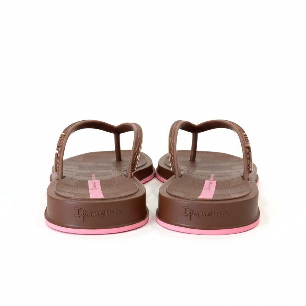 Ipanema Glamour Marrom Dourado Rosa Feminino Versatil  Marrom 4