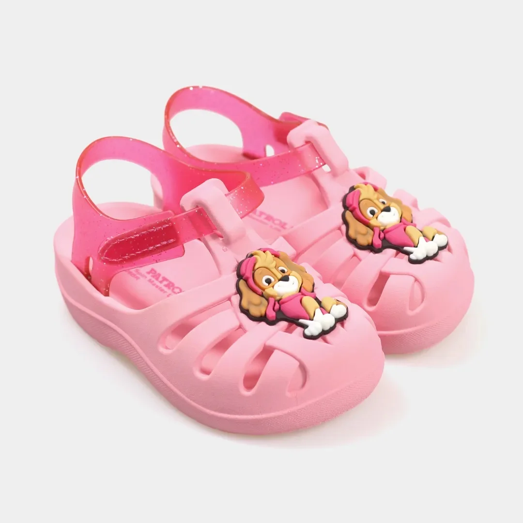 Grendene Sandalia Skye Patrulha Canina Rosa Brilho Divertido Rosa 5