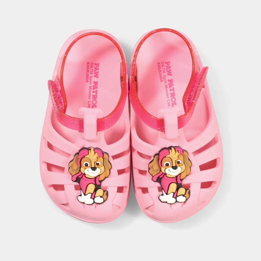 Grendene Sandalia Skye Patrulha Canina Rosa Brilho Divertido Rosa 2