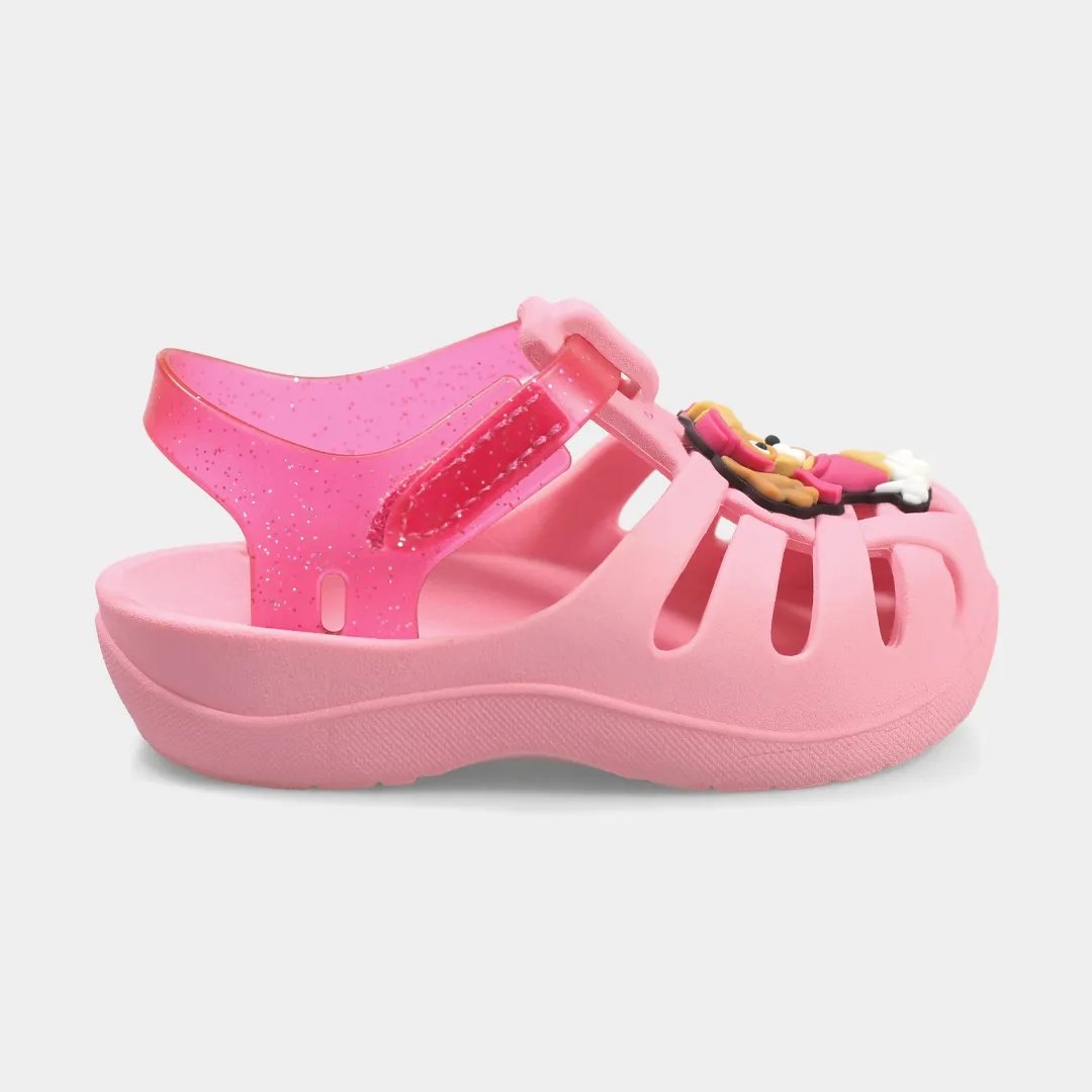 Grendene Sandalia Skye Patrulha Canina Rosa Brilho Divertido Rosa 3