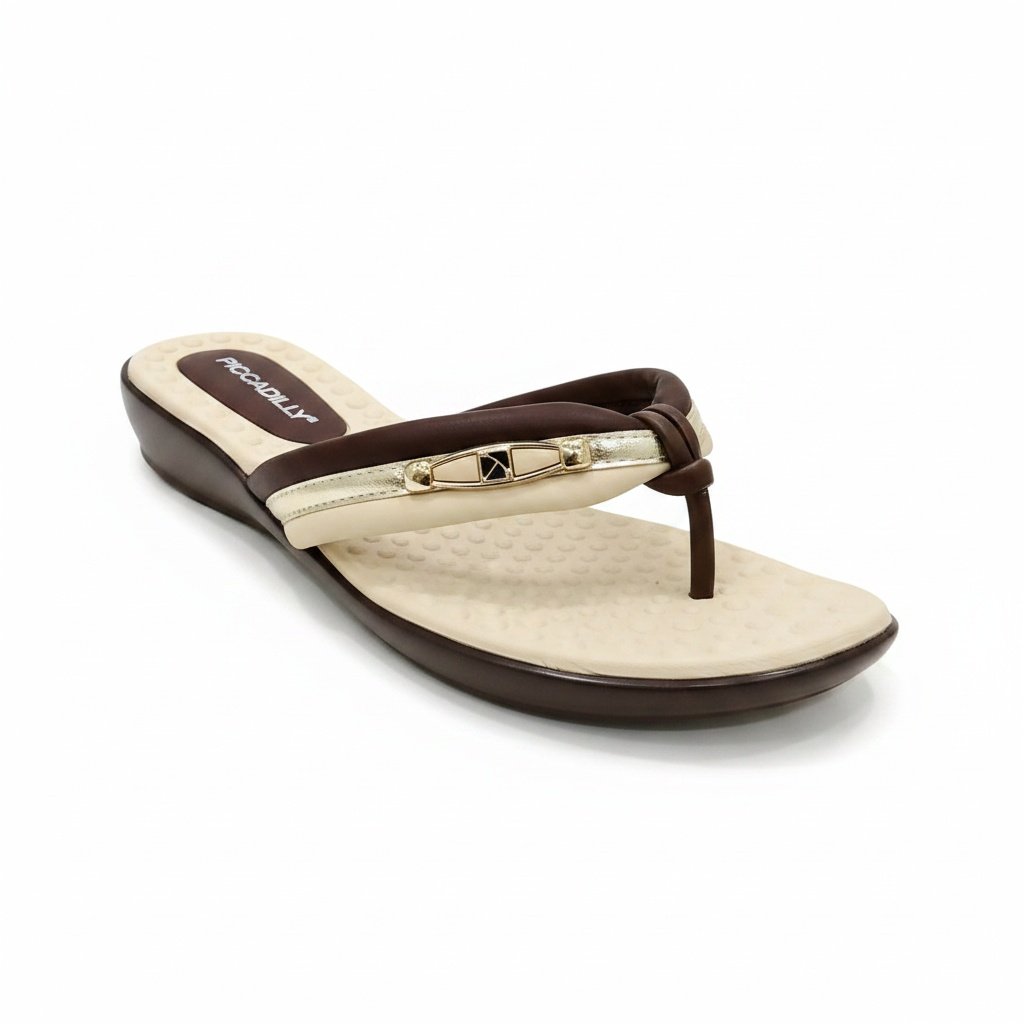 Piccadilly Tamanco Cacau Palmilha Anatomica Feminino Leve