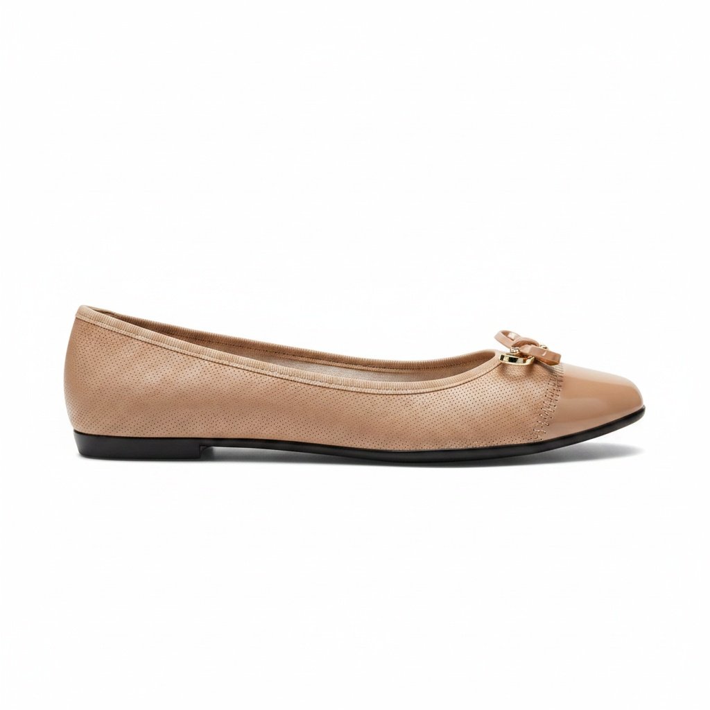 Sapatilha Moleca Nude Feminino Versatil Leve Moderna Bege 4