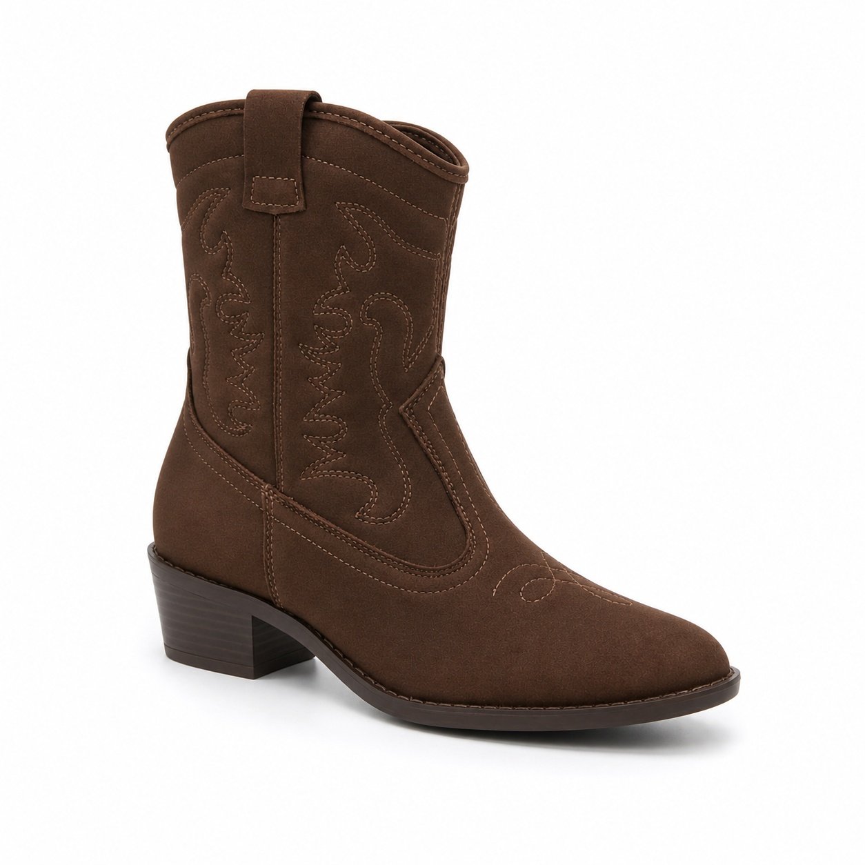 Bota Moleca Cano Curto Cacau Country Feminino
