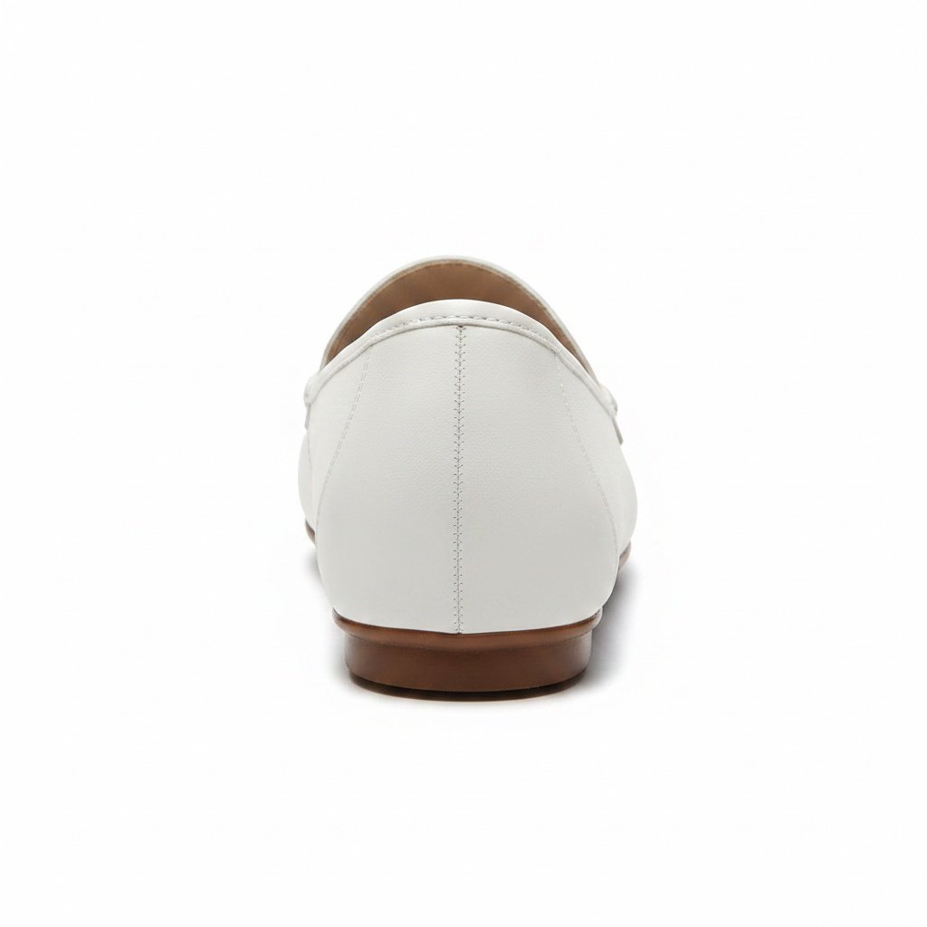Moleca Sapatilha Bico Quadrado Laco Branco Off Charme Diario Branco 5