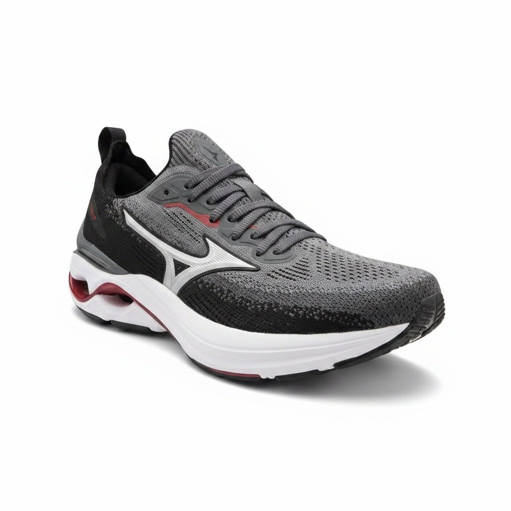 Mizuno Wave Mirai 8 Chumbo Preto Amortecimento Adaptativo