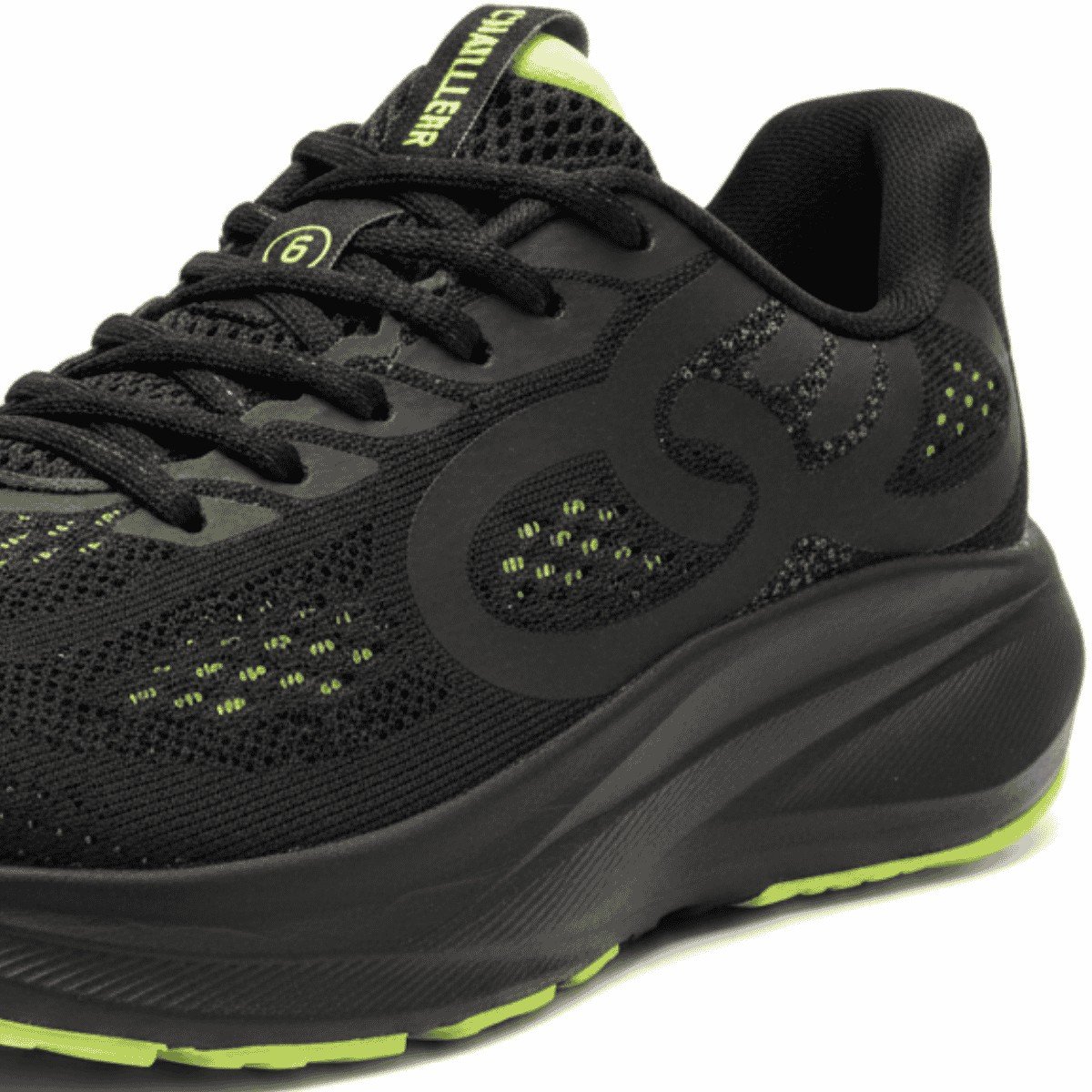 Olympikus Challenger 6 Preto Masculino Alta Performance Preto/Verde 3