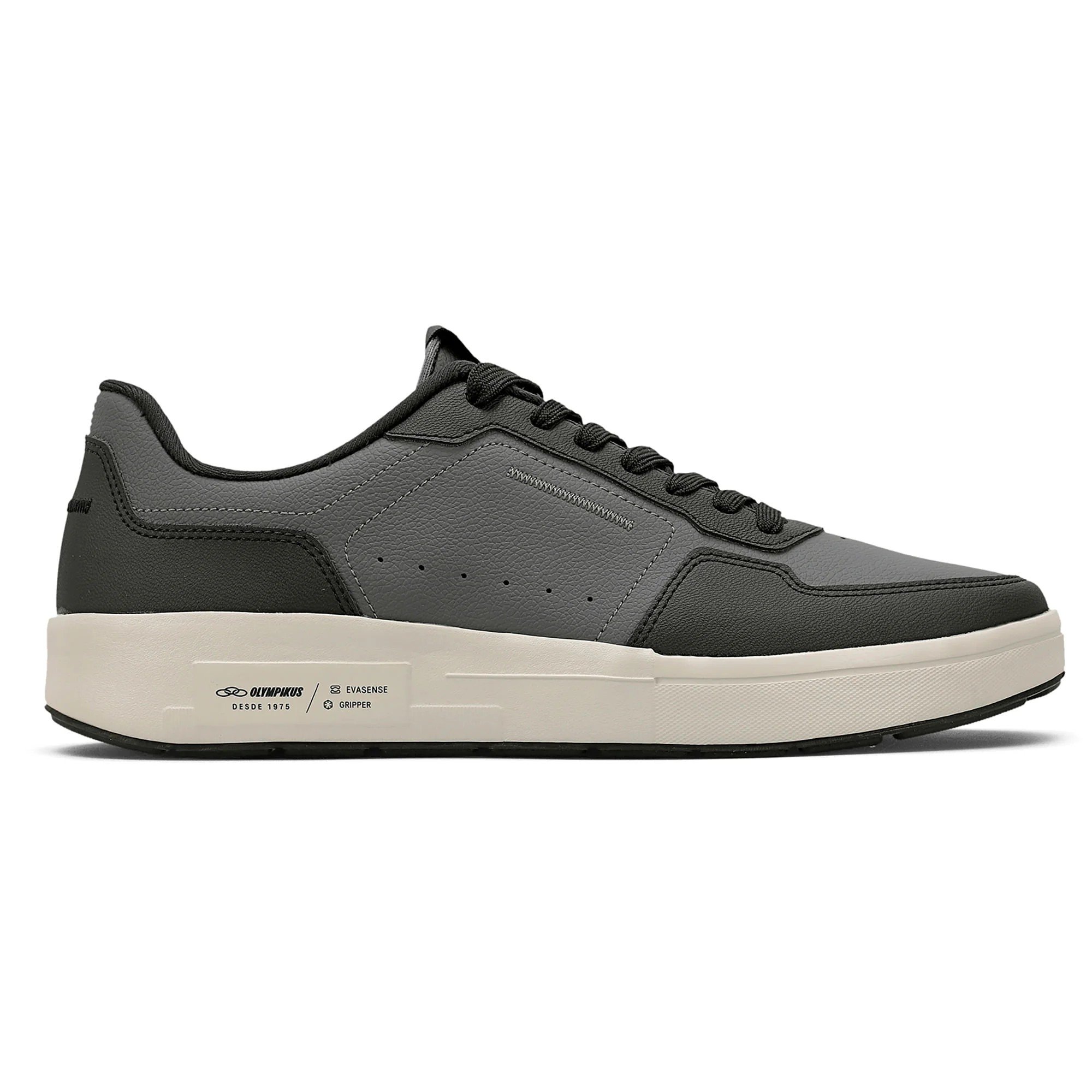 Olympikus Versa Masculino Chumbo Preto Alta Qualidade Cinza/Preto 2