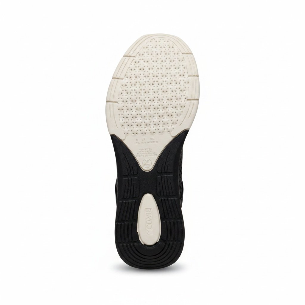 Tenis Modare Preto Ultraconforto Perfurado Feminino Casual Preto 6