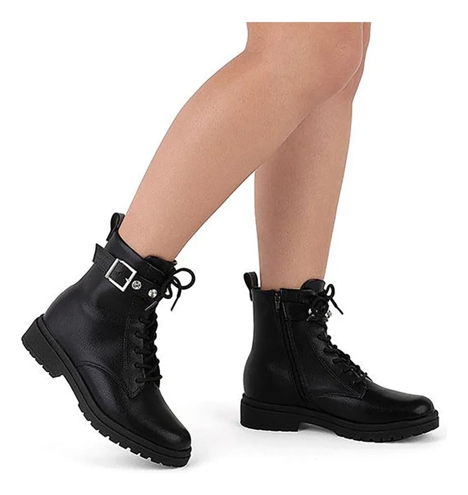 Beira Rio Bota Napa Preto Elegancia Versatil Feminino Casual Preto 2