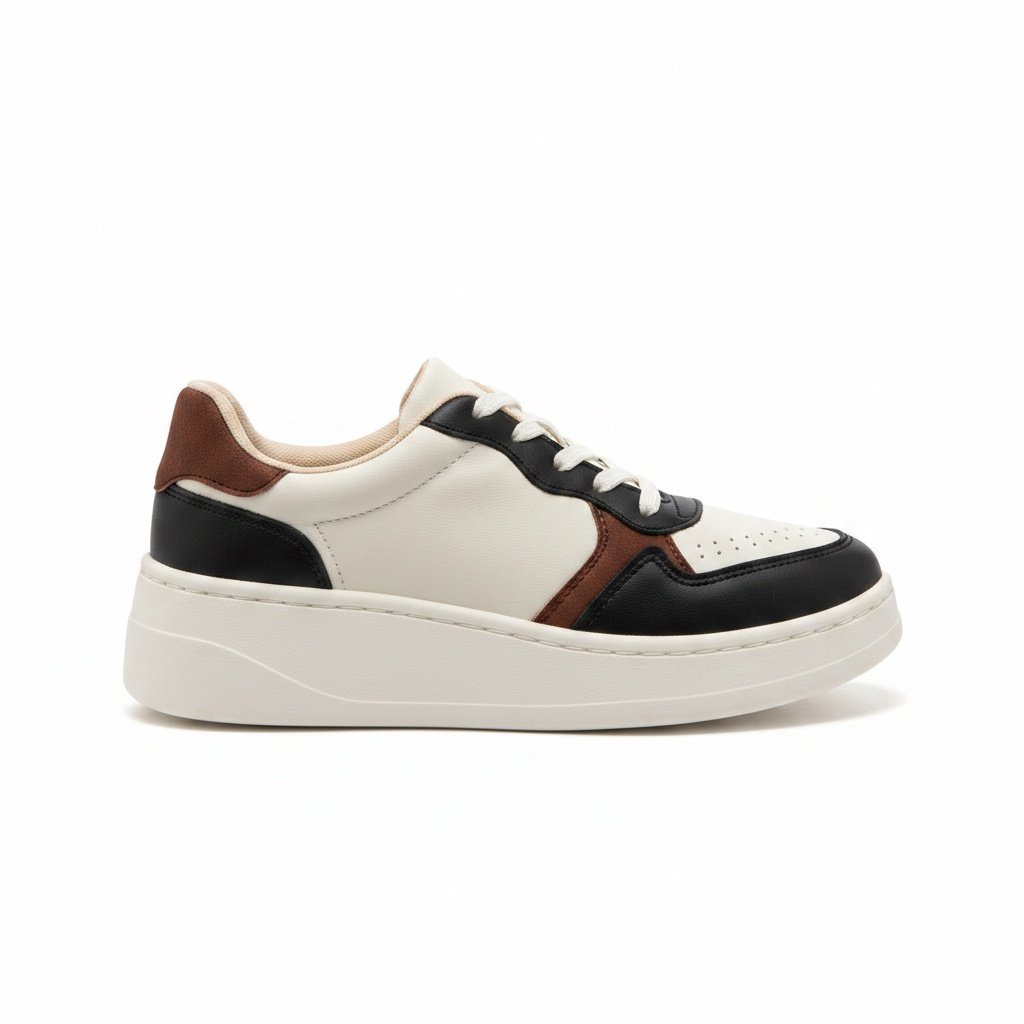 Modare Tenis Feminino Tachas Branco Off Avela Urbano Branco/Preto 4