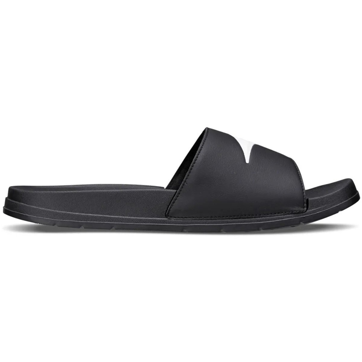 Chinelo Mizuno Slide Basic Masculino Preto Branco Uso Diario Preto 3