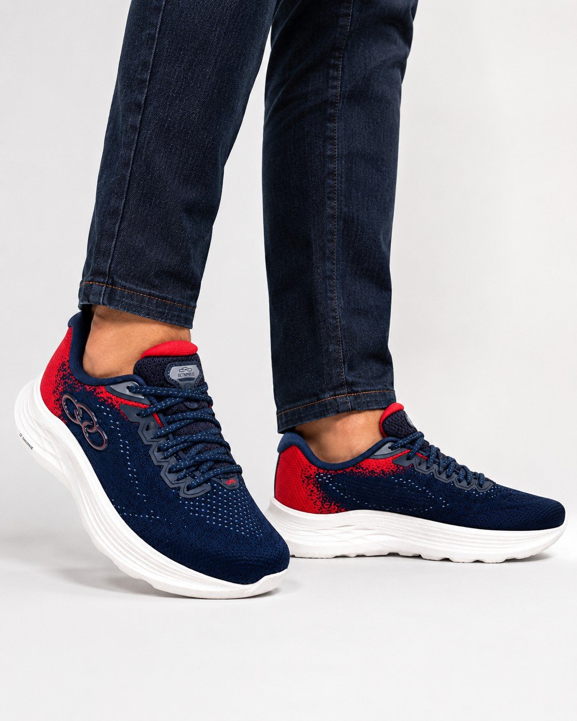 Olympikus Index 4 Marinho Vermelho Masculino Esportivo Azul/Vermelho 3