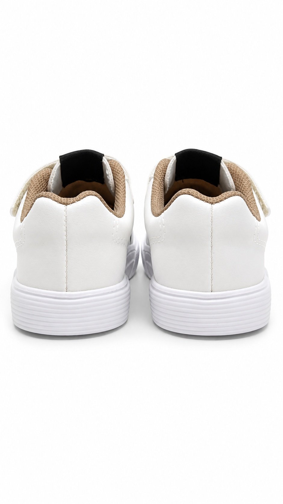 Molekinho Tenis Infantil Branco Cinza Ajuste Velcro  Branco/Cinza 4