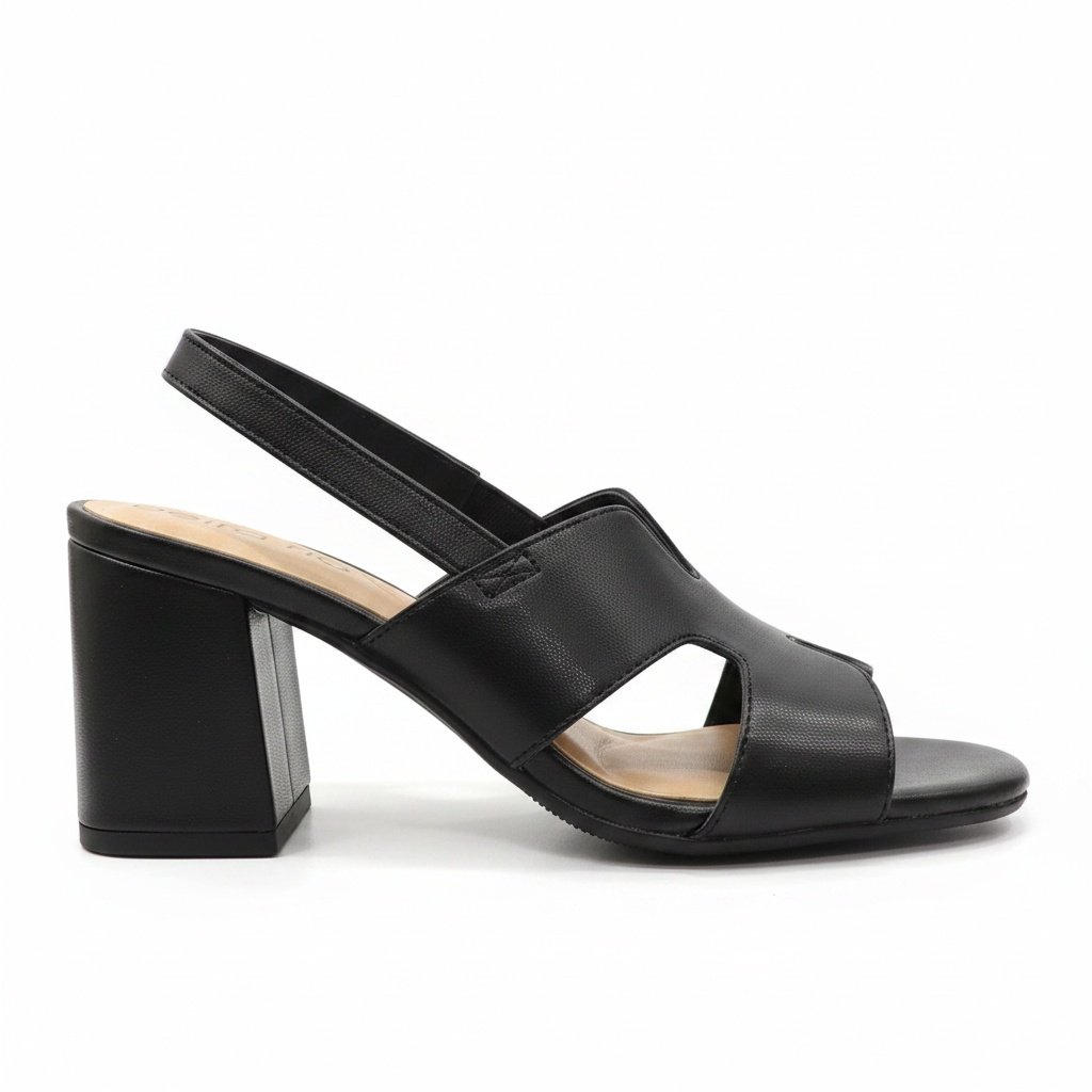 Beira Rio Sandalia Napa Turim Preta Estilo Versatil Feminino Preto 4