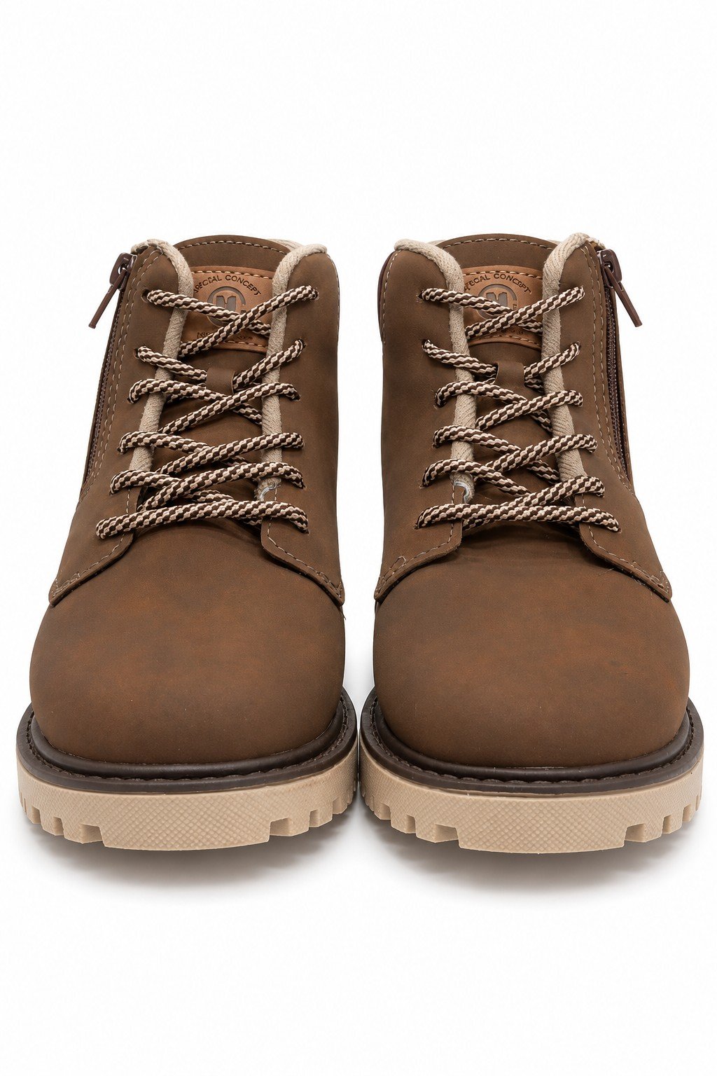 Bota Molekinho Pinhao Cafe Aventura Urbana Ziper Pratico Marrom 2