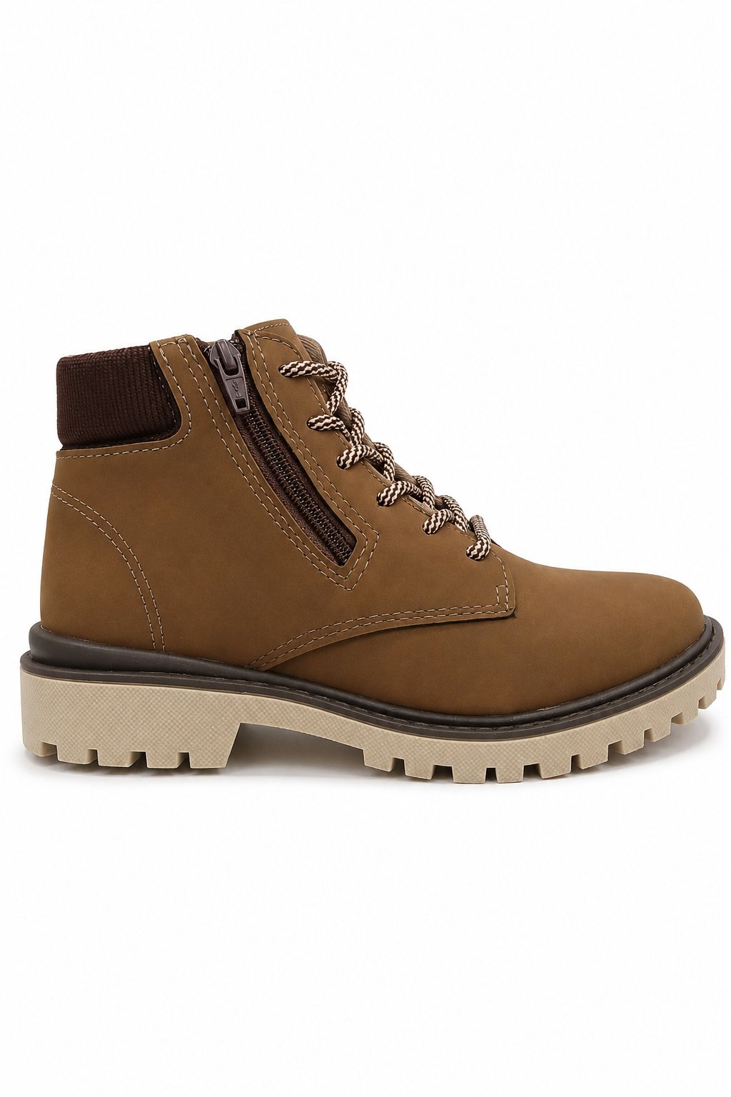 Bota Molekinho Pinhao Cafe Aventura Urbana Ziper Pratico Marrom 3