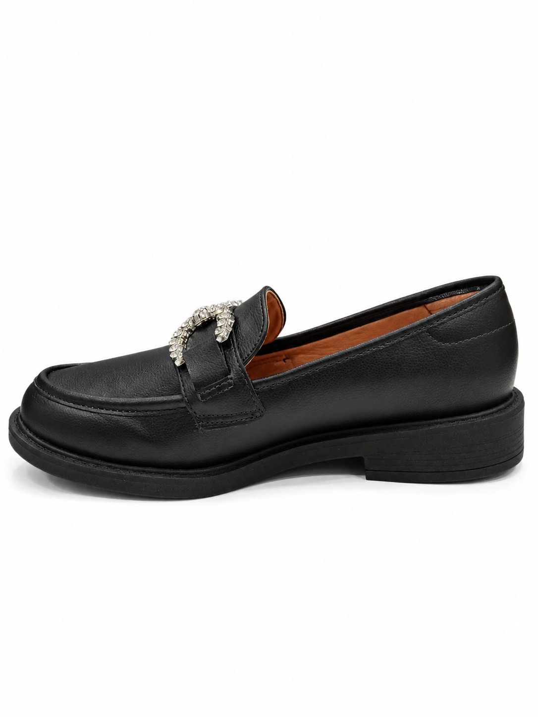 Mocassim Vizzano Preto Strass Charme Casual Refinado Preto 4
