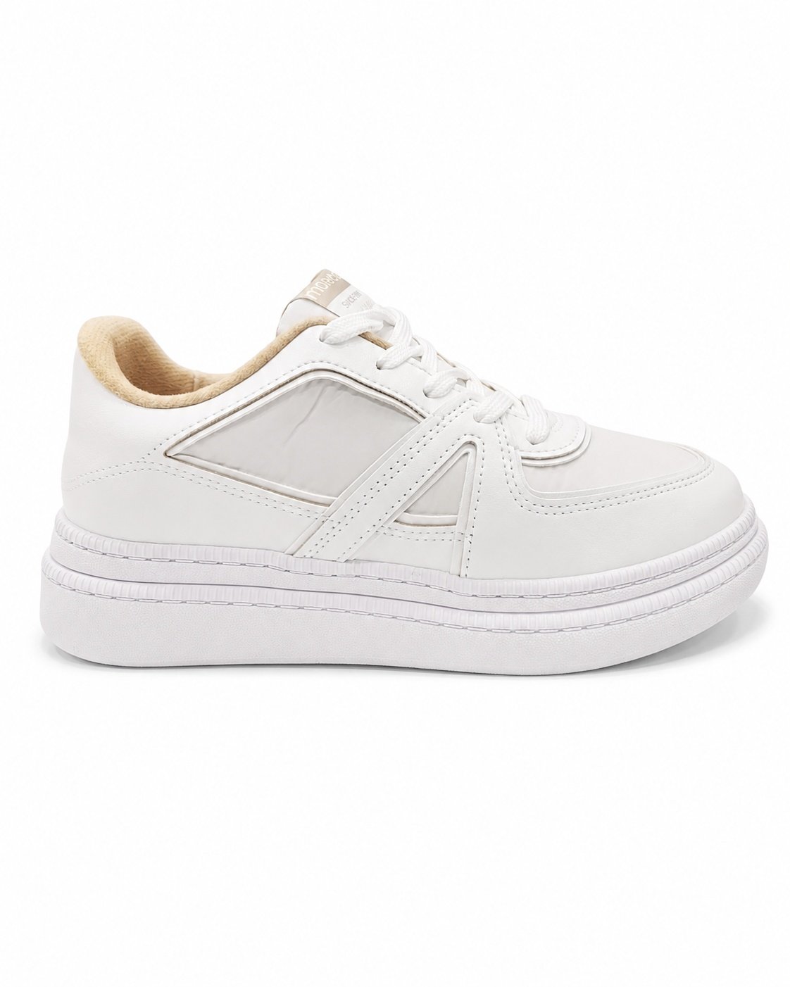 Moleca Tenis Branco Cadarco Feminino Alta Durabilidade  Branco 3