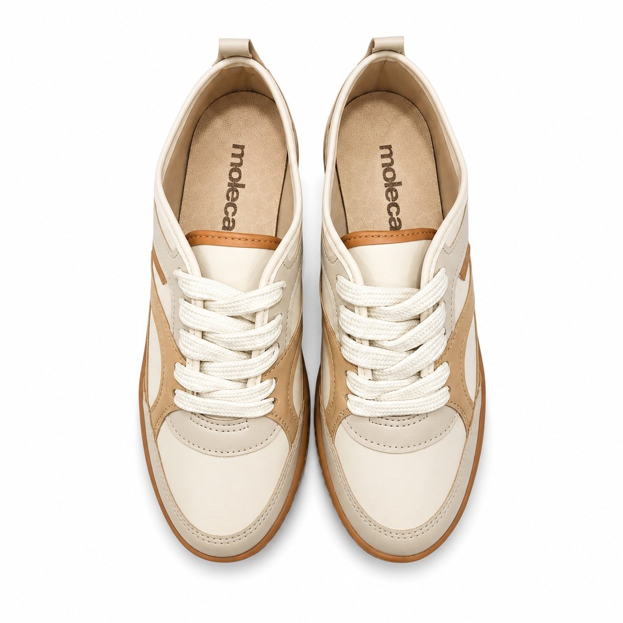 Tenis Moleca Urbano Branco Off Versatilidade Essencial Branco 3