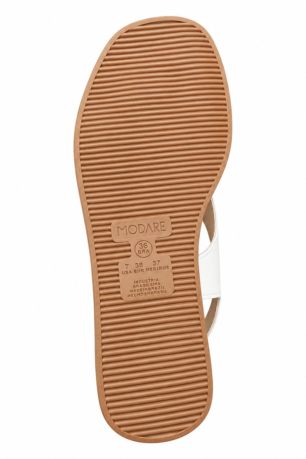 Modare Sandalia Branco Off Design Sofisticado Estilo Moderno Branco 7