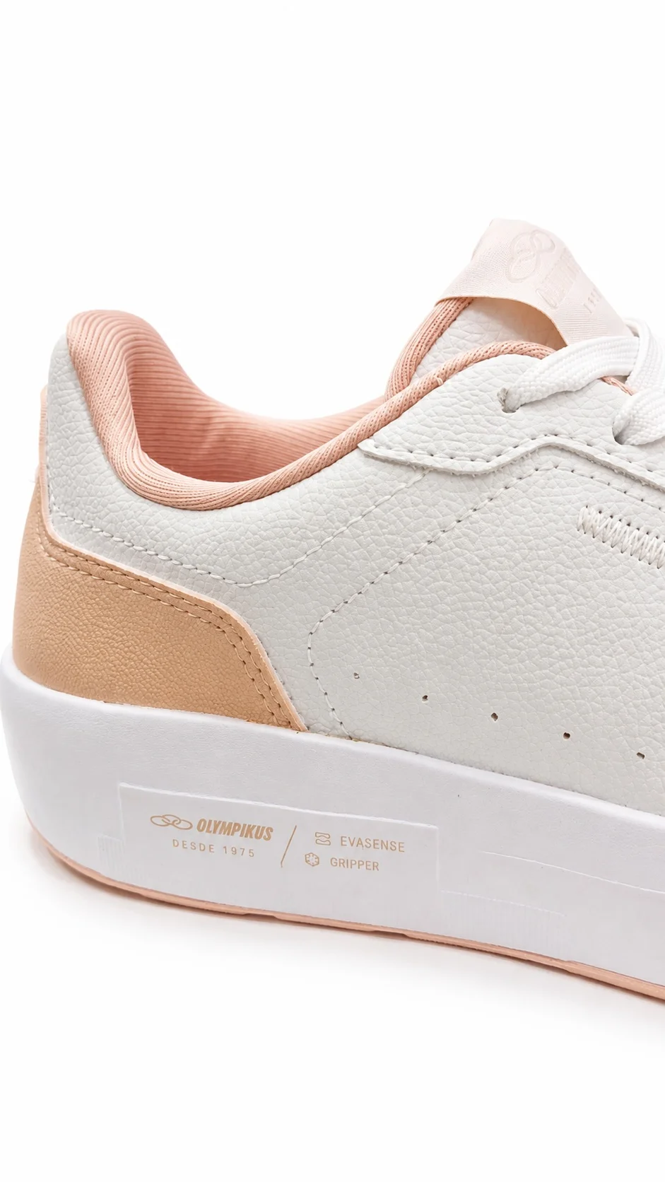 Olympikus Versa Branco Duna Conforto Alta Qualidade Branco/Bege 3