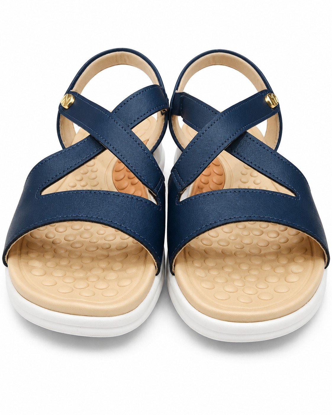 Sandalia Modare Marinho Feminino Anatomico Versatil Azul 4