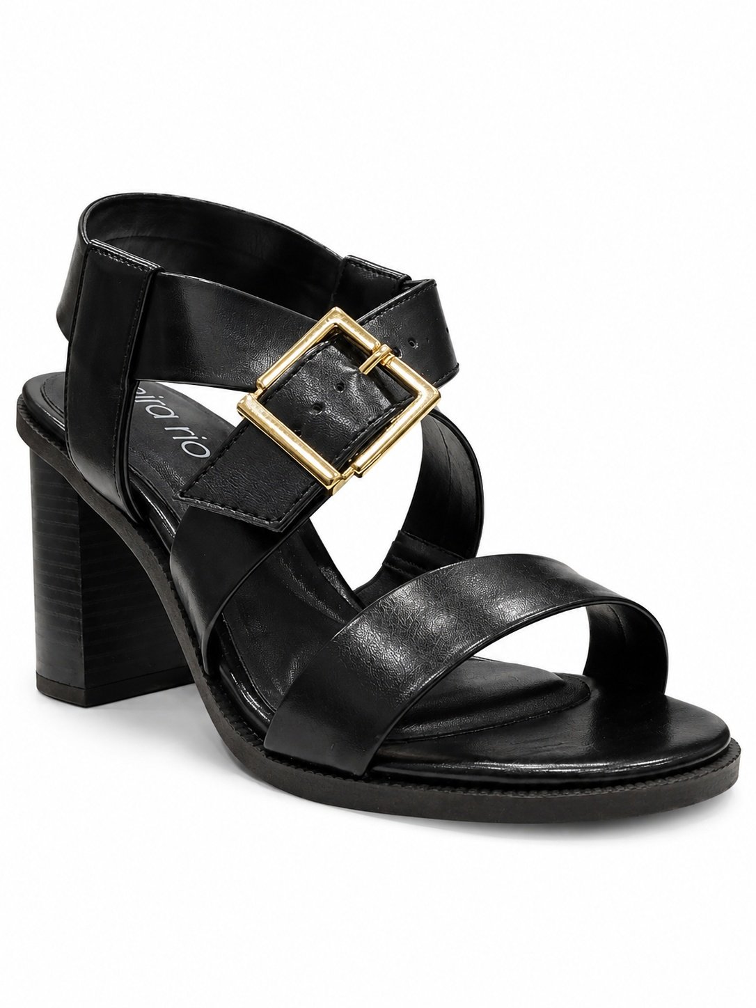 Sandalia Beira Rio Napa Madri Preta Feminino Casual