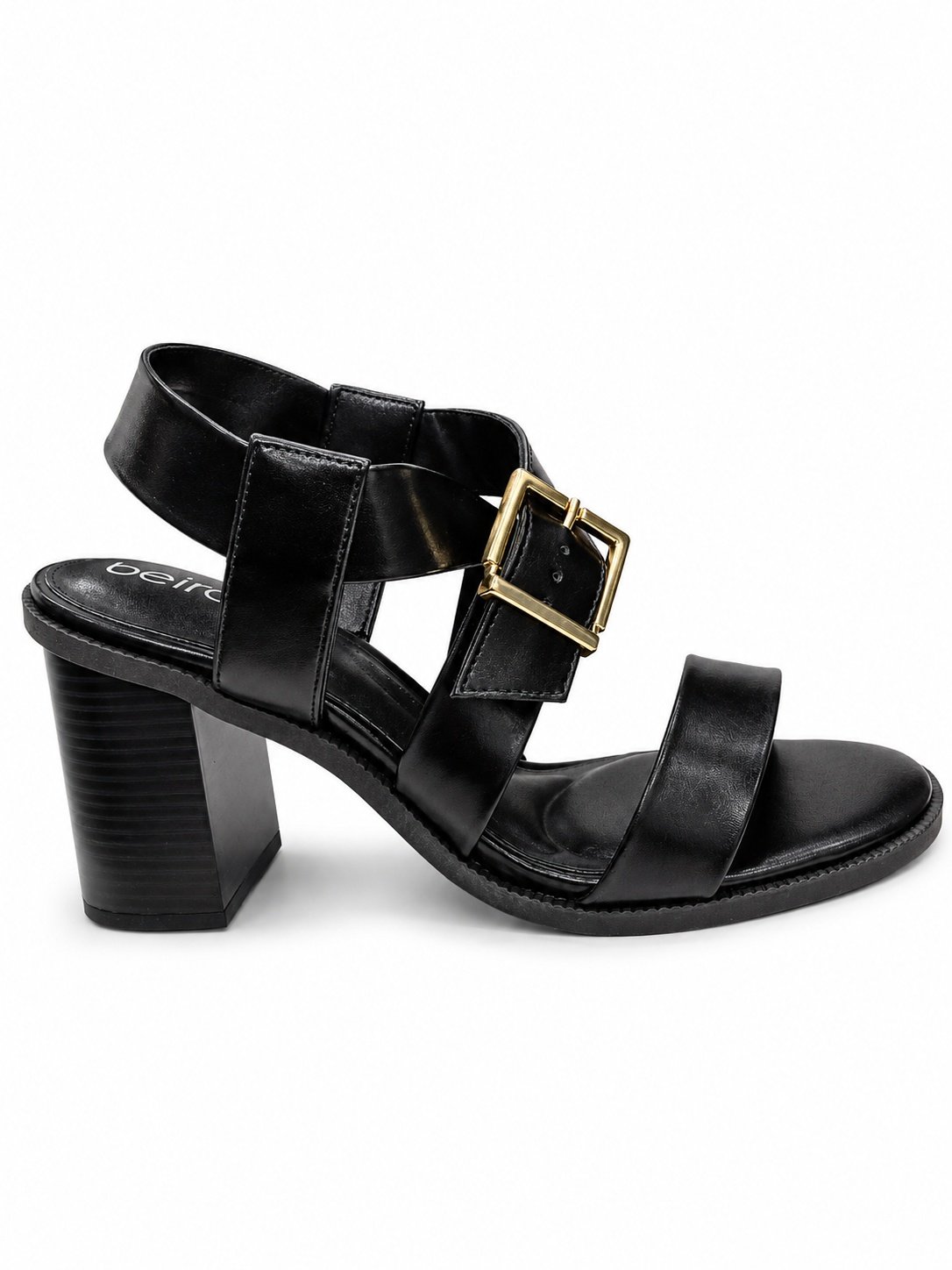 Sandalia Beira Rio Napa Madri Preta Feminino Casual Preto 4
