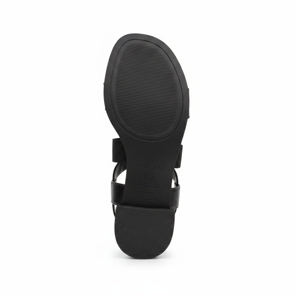 Sandalia Beira Rio Napa Madri Preta Feminino Casual Preto 6