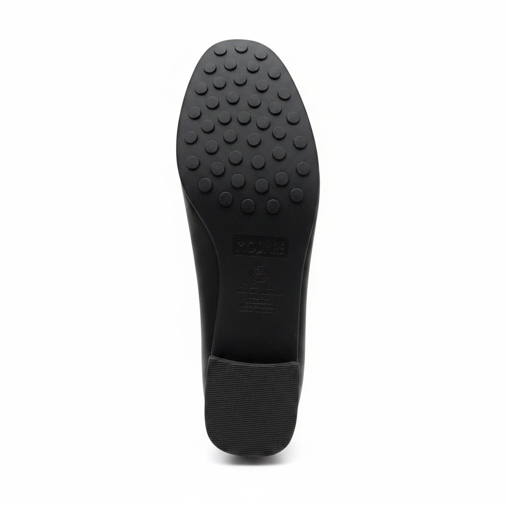 Sapato Modare Salto Bloco Preto Feminino Basico Casual Preto 6