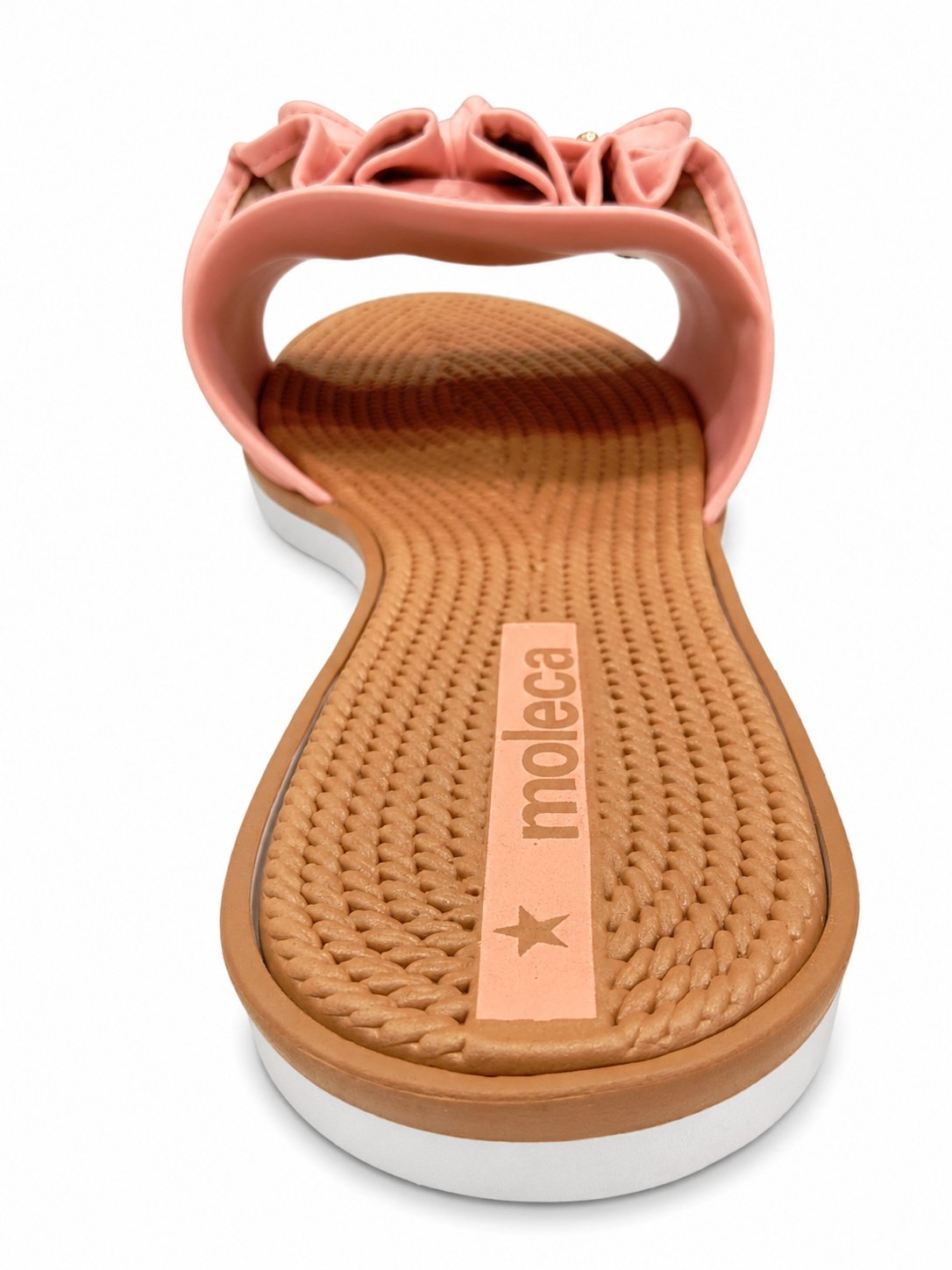 Moleca Rasteira Rosa Laco Antiderrapante Versatil Rosa 5