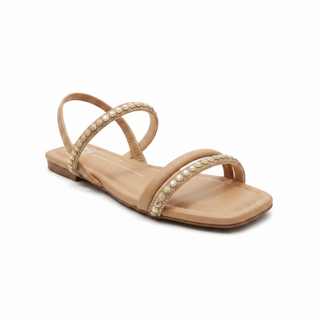 Sandalia Moleca Ouro Rosado Confortavel  Macia