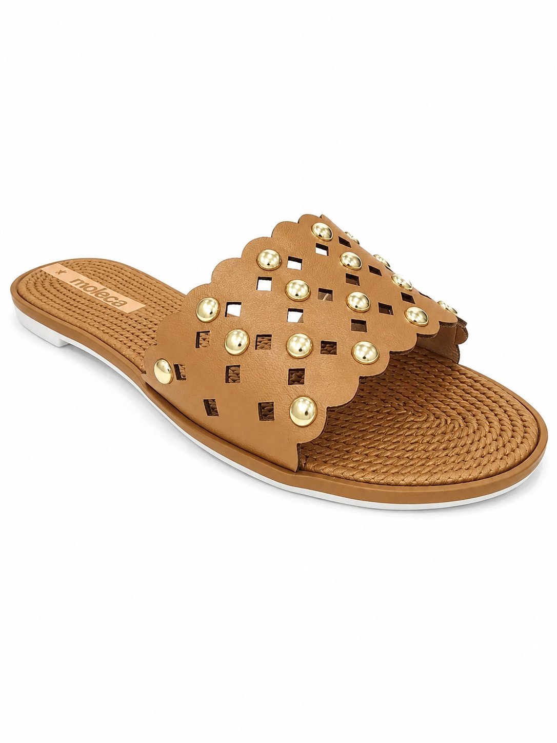 Rasteira Feminino Beira Rio Caramelo Versatil Casual