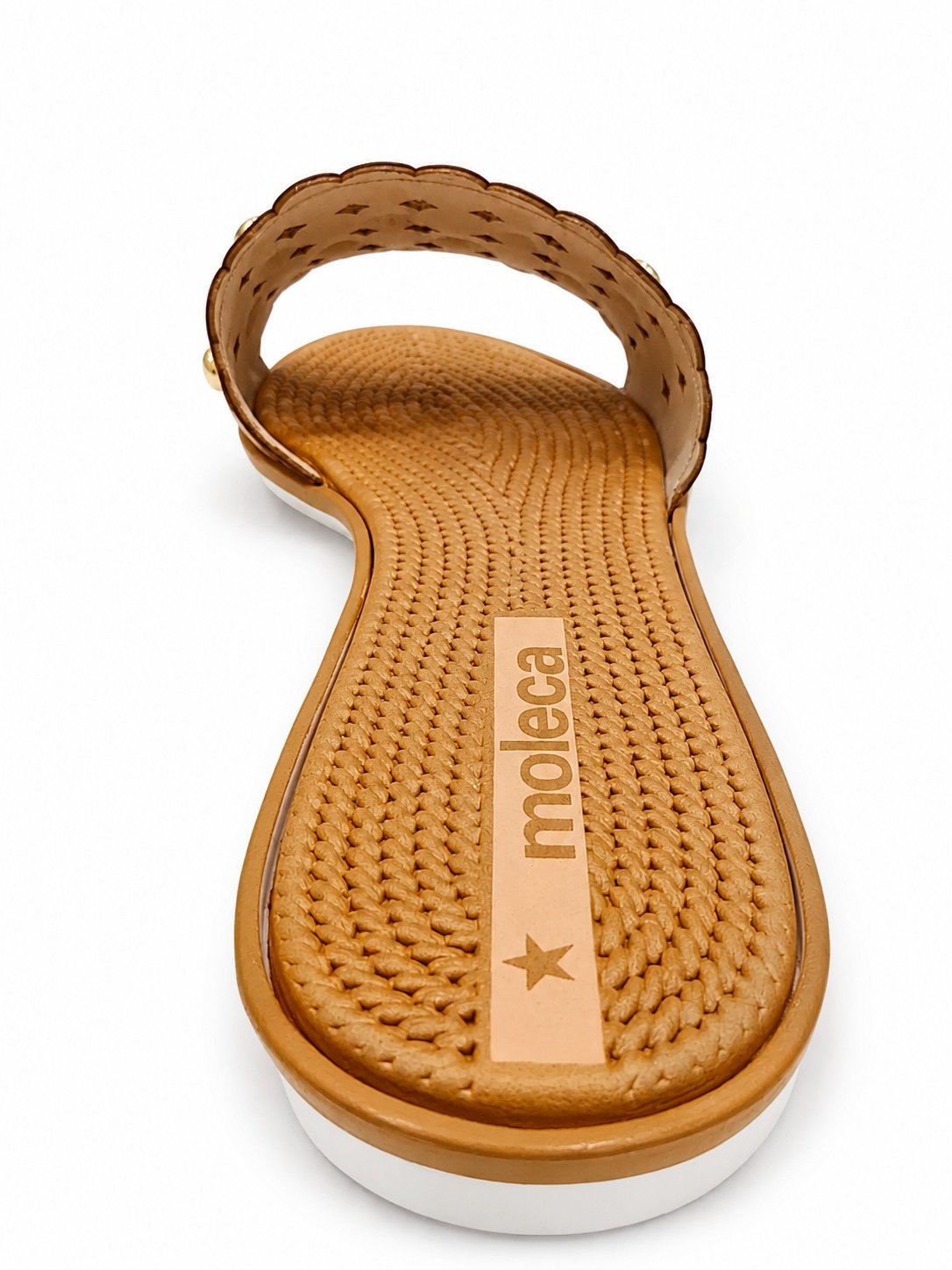 Rasteira Feminino Beira Rio Caramelo Versatil Casual Marrom 5